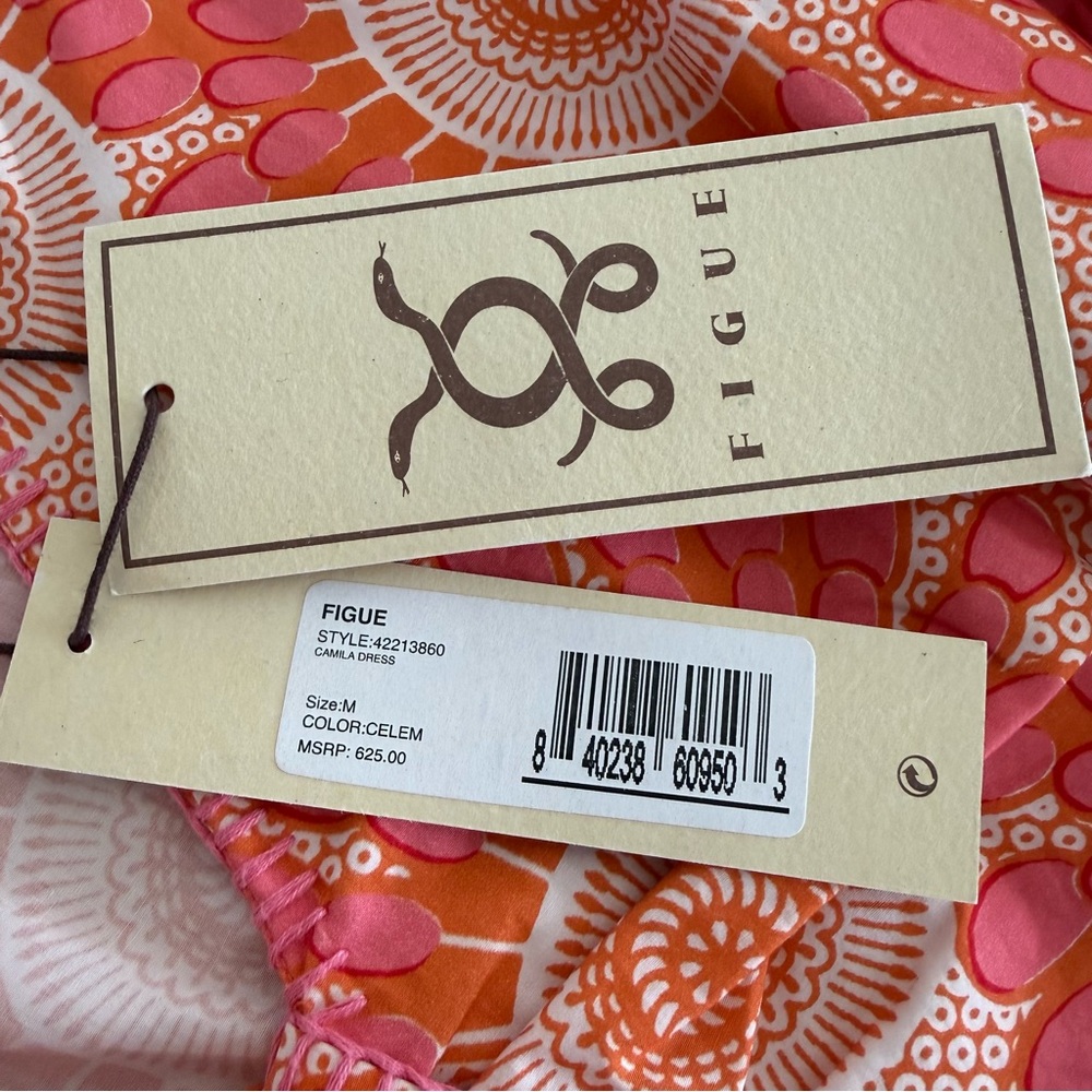 NWT FIGUE Camila dress - Picture 6 of 9